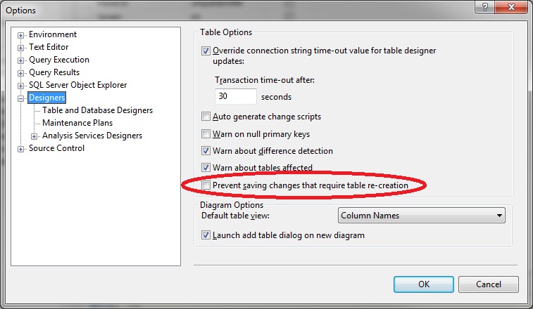 ssms-options