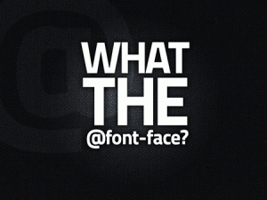 font-face