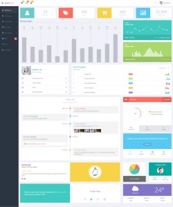 Flat Responsive Admin Template