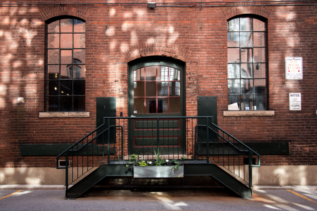 Toronto Carpet Factory building entrance